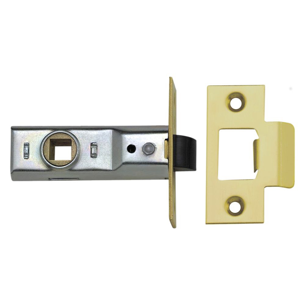 UNION 2648 Tubular Latch - 7890 - Polished Lacquered Brass - DY2648