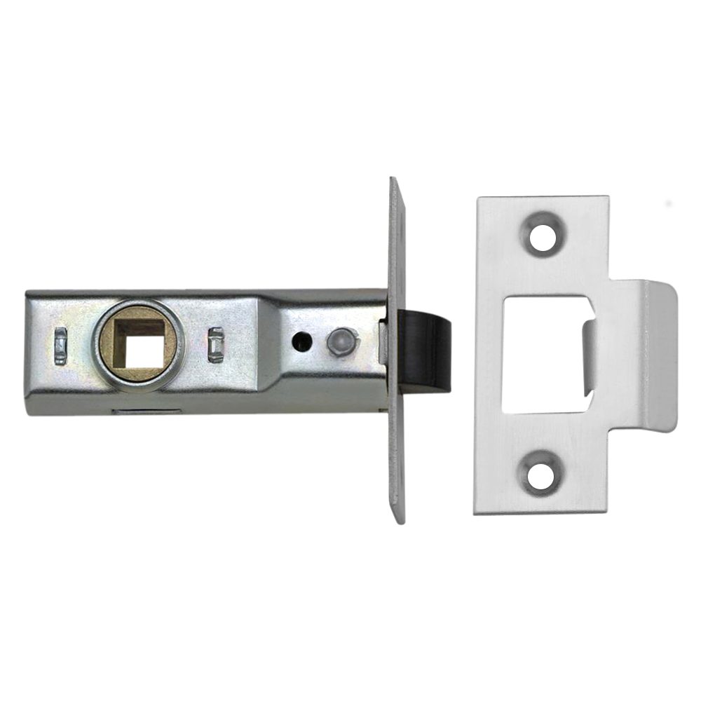 UNION 2648 Tubular Latch - 2219 - Silver Enamelled - DY2648