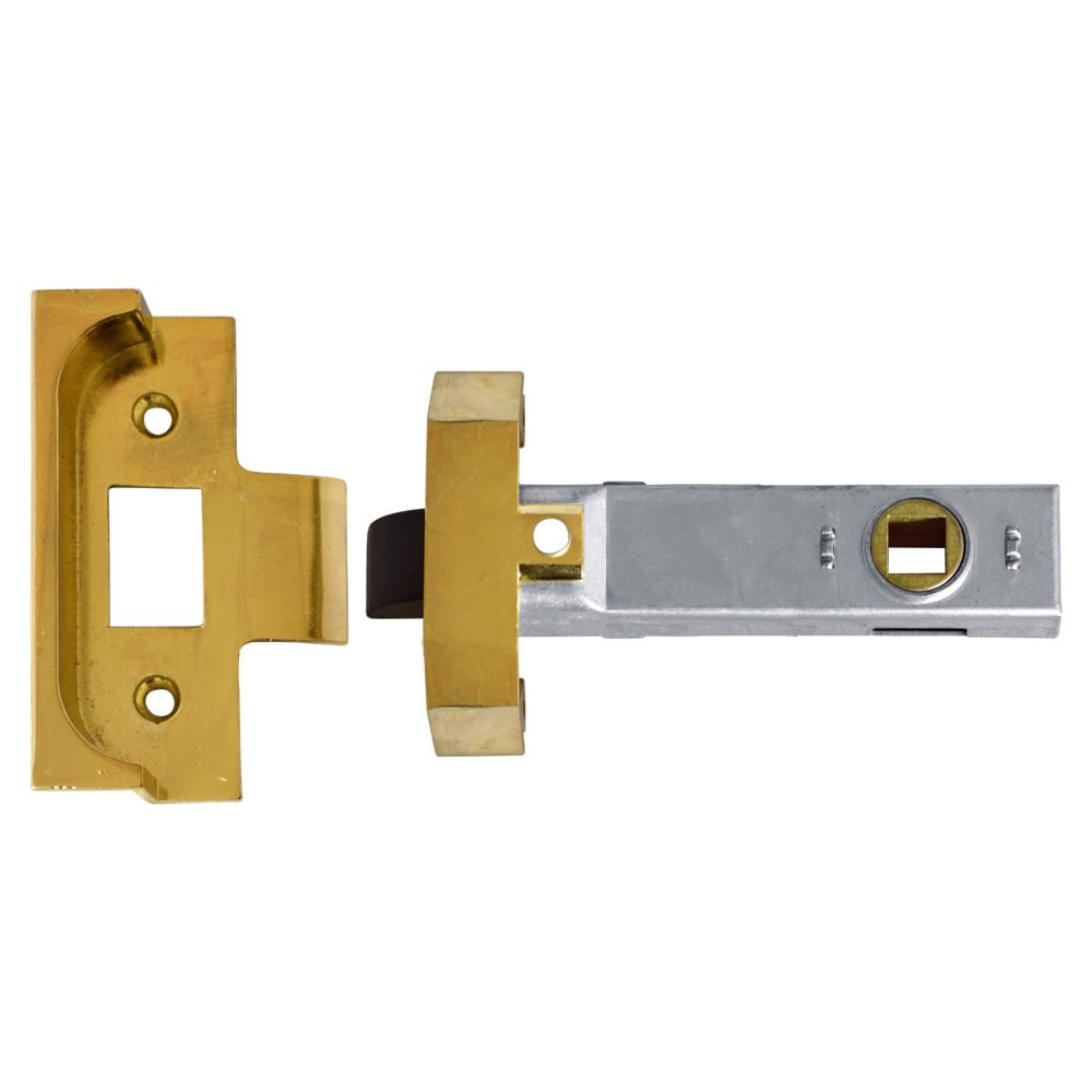UNION 2650 Rebated Tubular Latch - L8796 - Electro Brass - DY2650