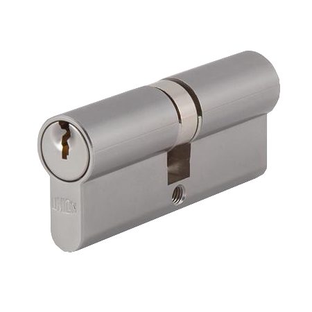 UNION 2X18 Euro Double Cylinder - L10611 - 36.5/36.5 - Satin Chrome - 2X18