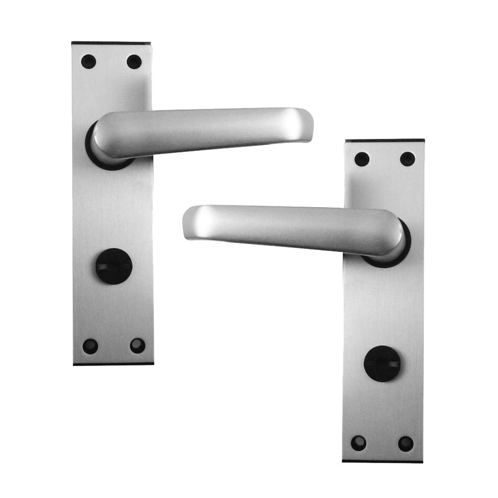 UNION 366 Ambassador Plate Mounted Lever Furniture Formerly Wellington - 1706 - Anodised Silver - 366
