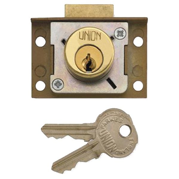 UNION 4138 Cylinder Springbolt Cupboard / Till Lock