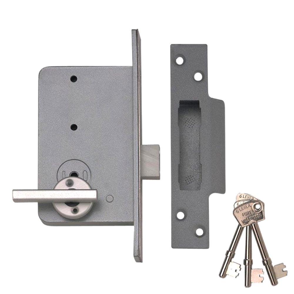 UNION 4K-3WH 6 Lever Escape Deadlock - 10438 - Stainless Steel - 4K 3WH6L
