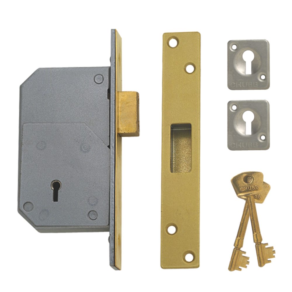 UNION C-Series 3G110 Detainer Deadlock - 10292 - Polished Brass - 3G110
