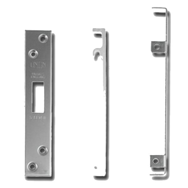 UNION DY2954 Rebate To Suit 14mm &amp; 20mm Bolt Deadlocks - L4489 - Satin Chrome - Y2954
