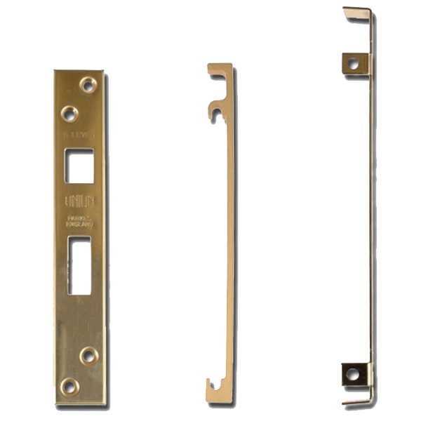 UNION DY2964 Rebate To Suit Sashlocks - L4490 - Polished Lacquered Brass - Y2954