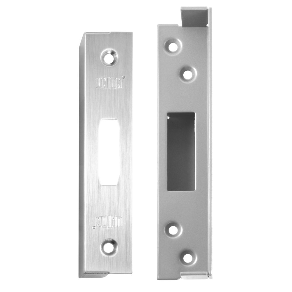 Union J2100REB Rebate To Suit StrongBOLT Deadlocks - L16626 - Satin Chrome - J2100