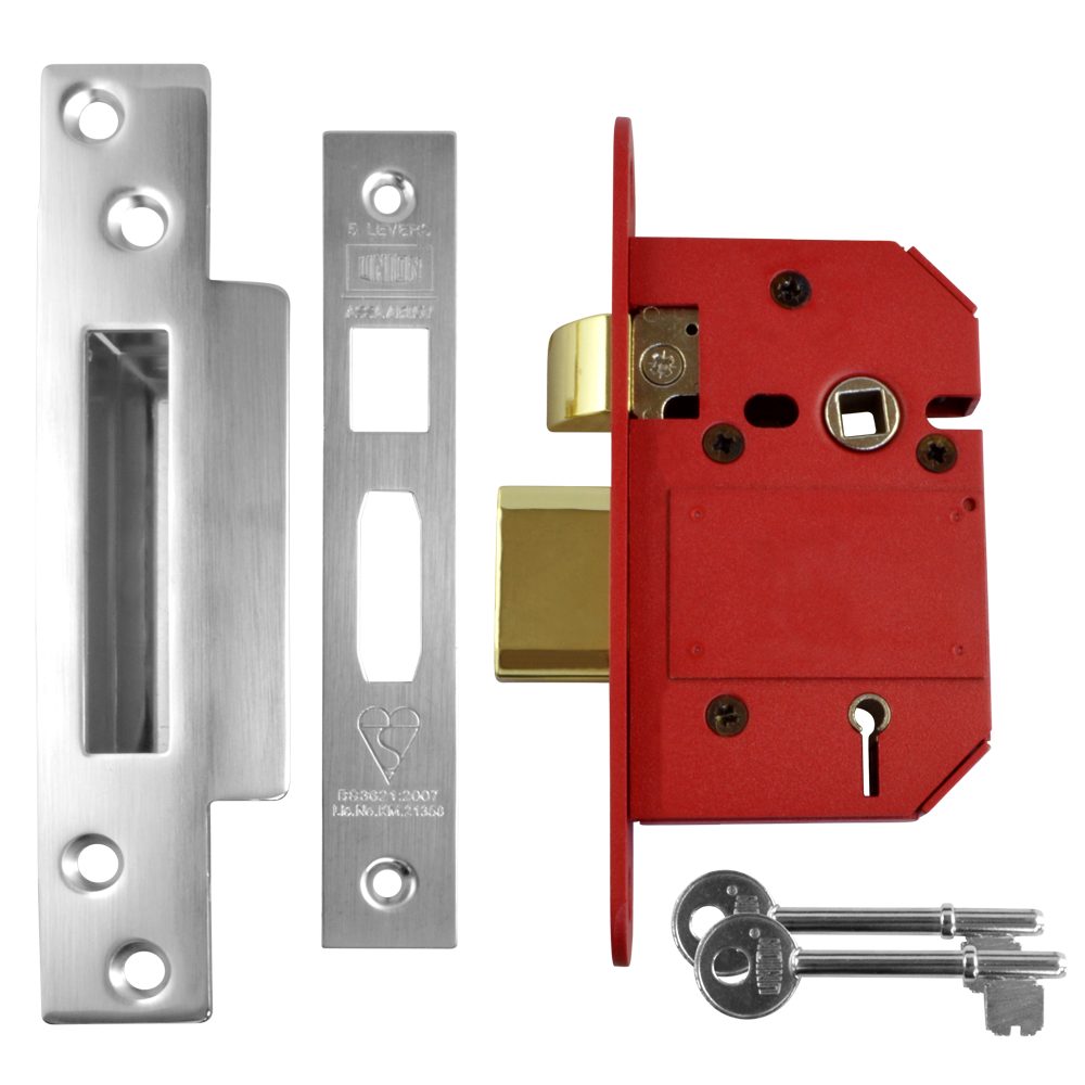UNION J2200 StrongBOLT BS 5 Lever Sashlock