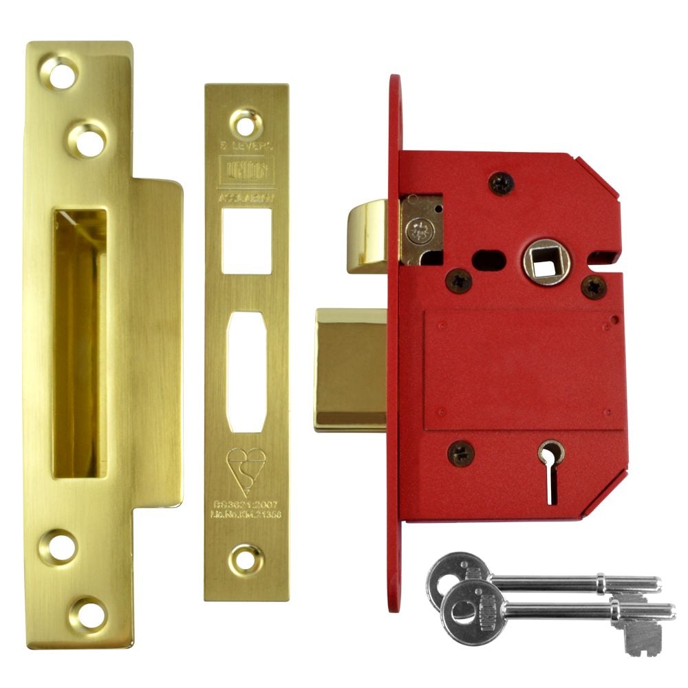UNION J2200 StrongBOLT BS 5 Lever Sashlock