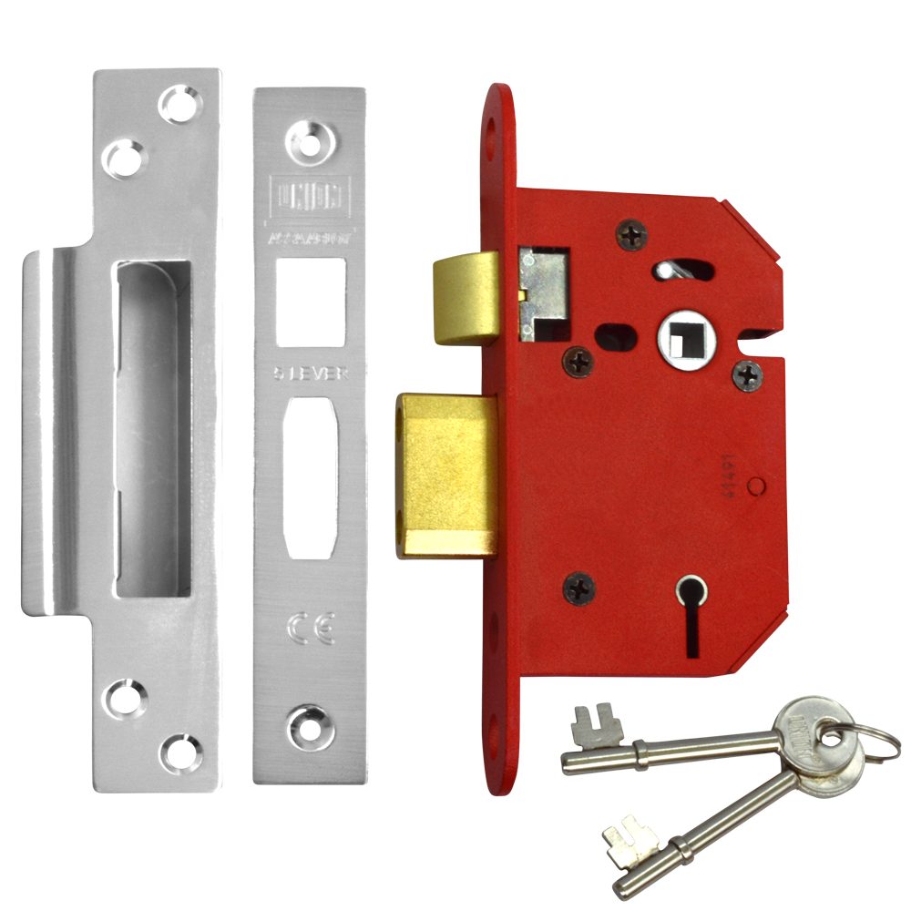 UNION J2205 StrongBOLT 5 Lever Sashlock - L19736 - Stainless Steel - J2205S-SS-2.5