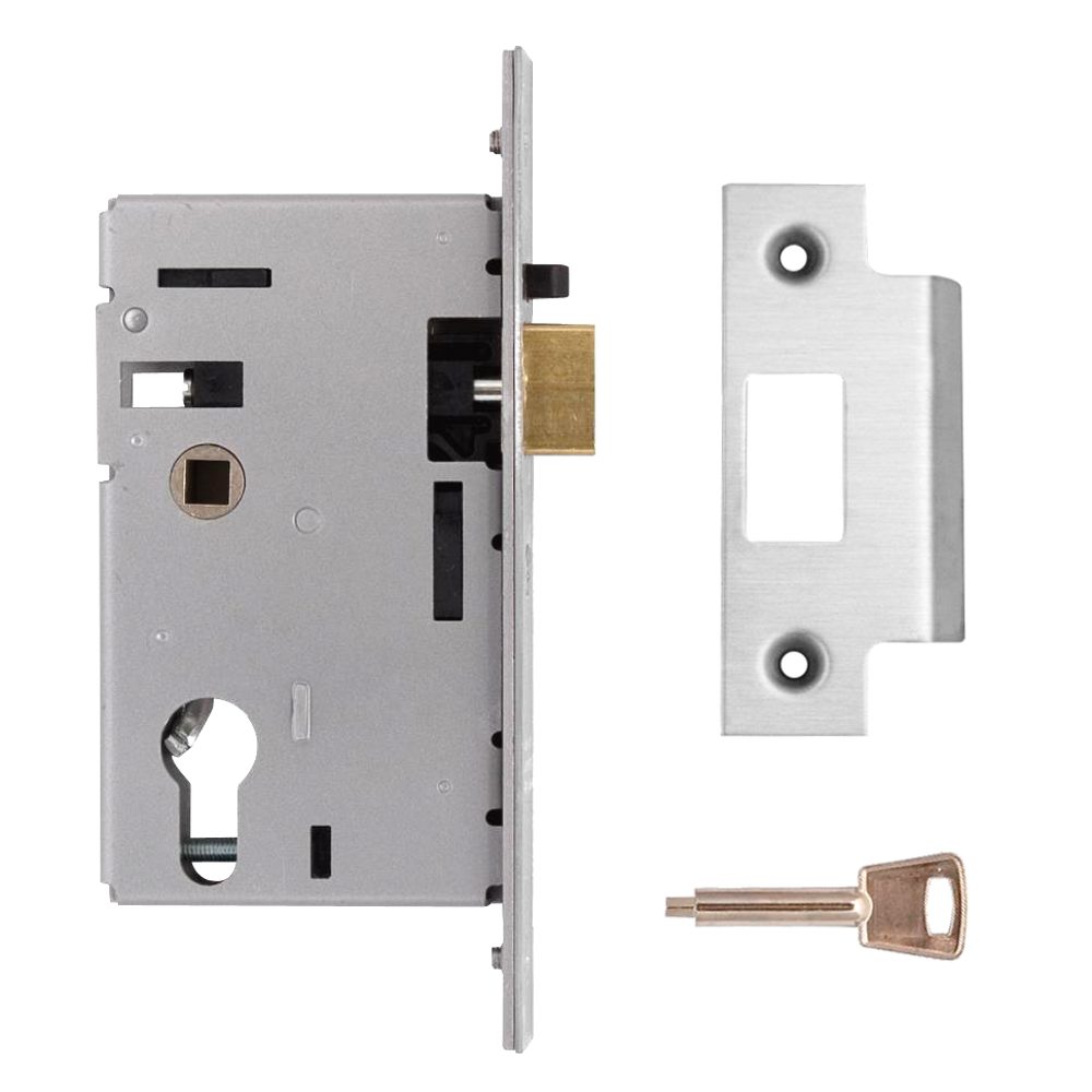 UNION L2349 Euro Nightlatch Case - L5101 - Satin Chrome - L2349