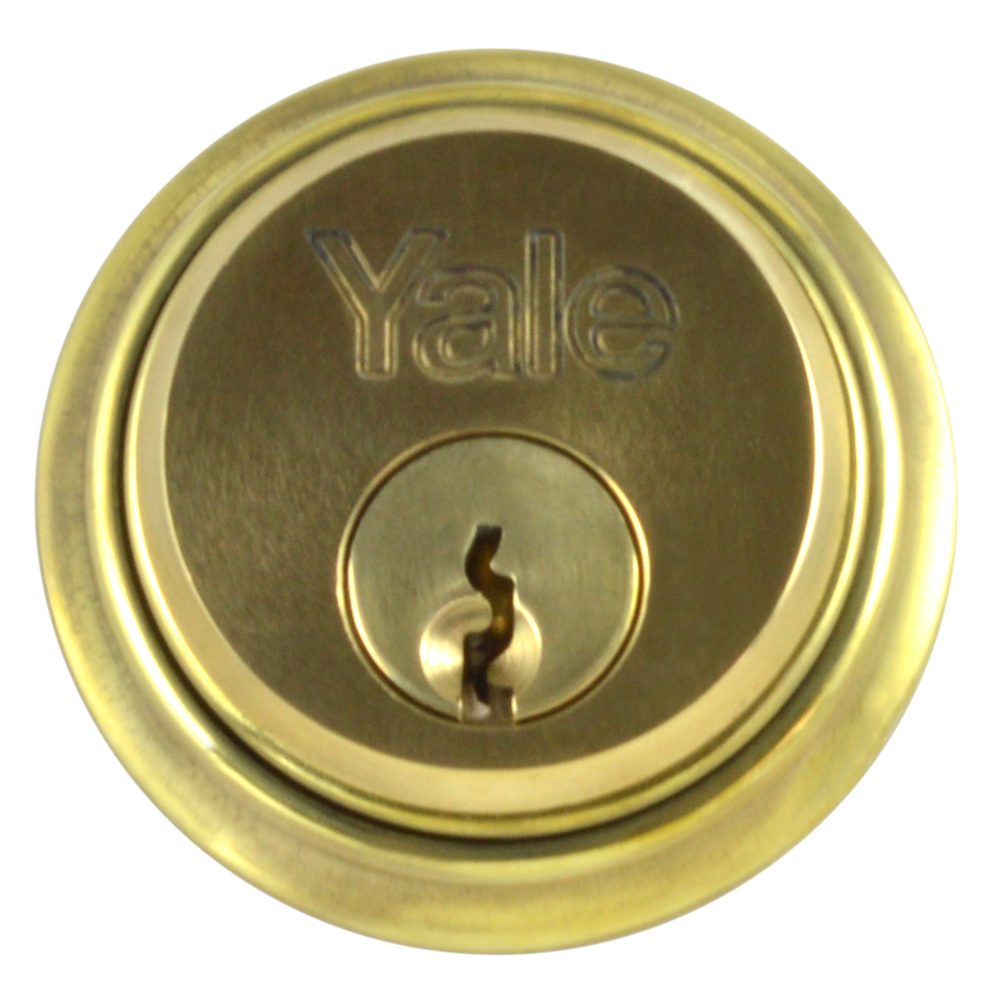 YALE 1122 Screw-In Cylinder - 2871 - Polished Brass - 1122