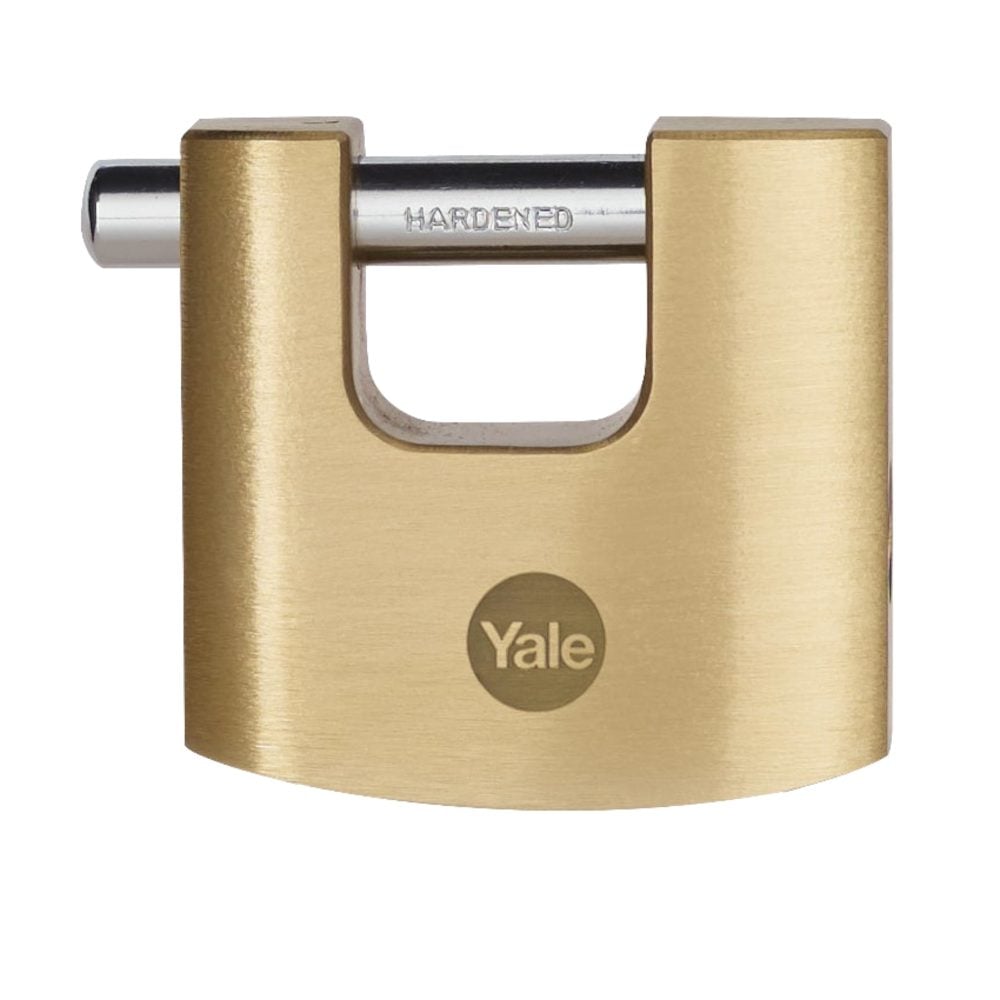YALE 114B Brass Shutter Padlock