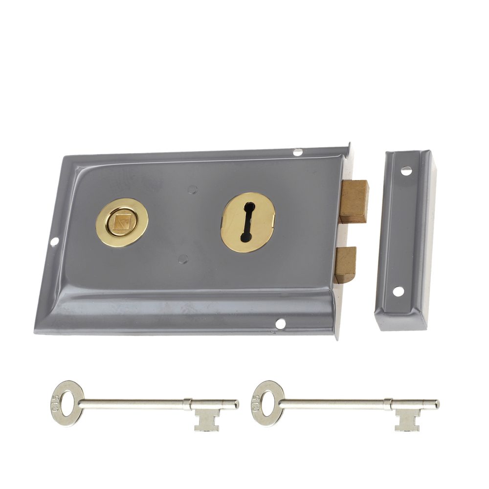 YALE 334 2 Lever Double Handed Rimlock