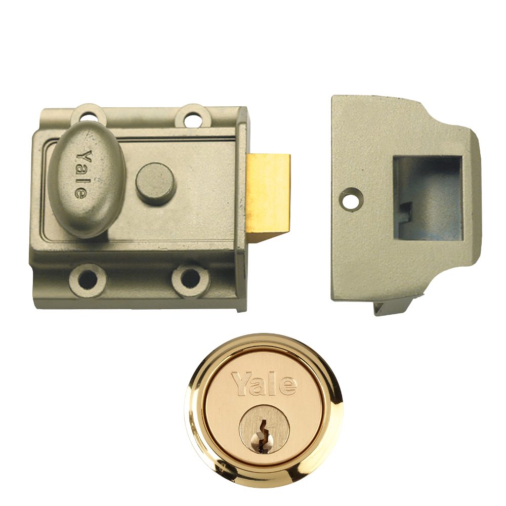 YALE 77 &amp; 706 Non-Deadlocking Traditional Nightlatch - 2649 - 706 ENB PB