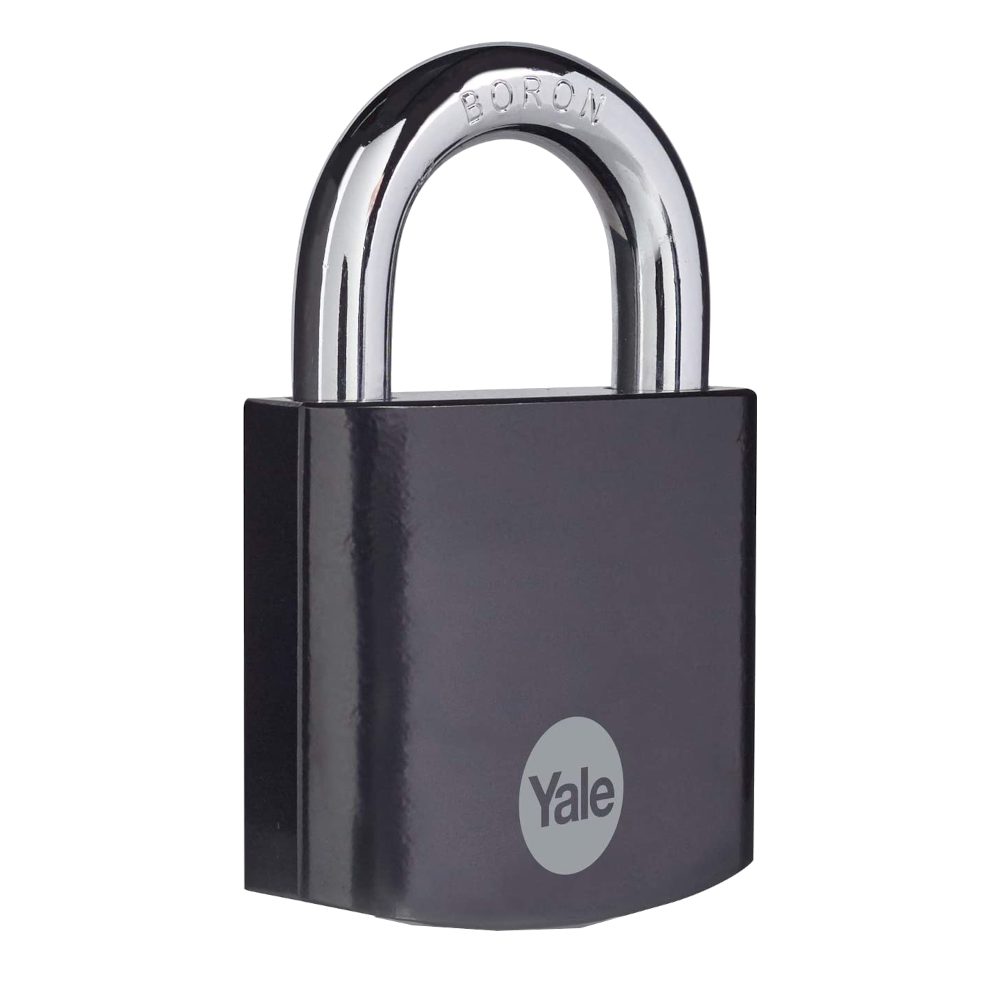 YALE Maximum Security Hardened Steel Open Shackle Padlock - L32332 - Black - Y300B/63/127/1