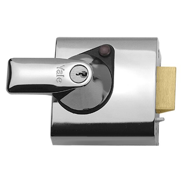 YALE PBS1 &amp; PBS2 Auto Deadlocking Nightlatch - L11725 - Chrome Plated - PBS1