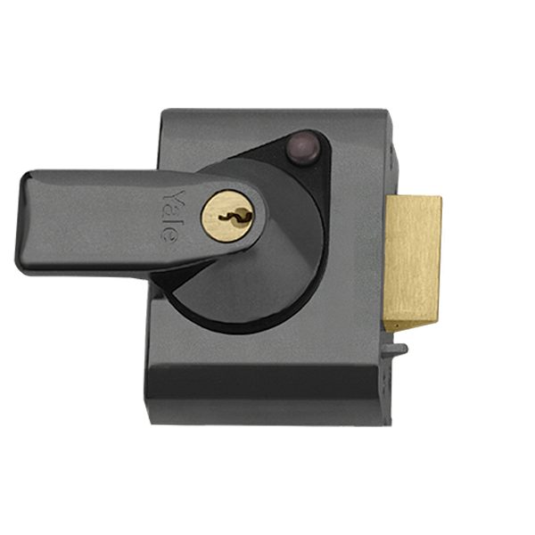 YALE PBS1 &amp; PBS2 Auto Deadlocking Nightlatch - L9404 - Dull Metal Grey - PBS2