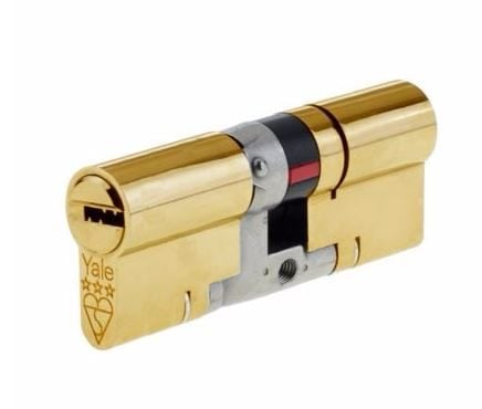 Yale Platinum BS TS007 3 Star Euro Profile Cylinder - 2YCY5016 - 35/35 - Brass - 2YCY5016