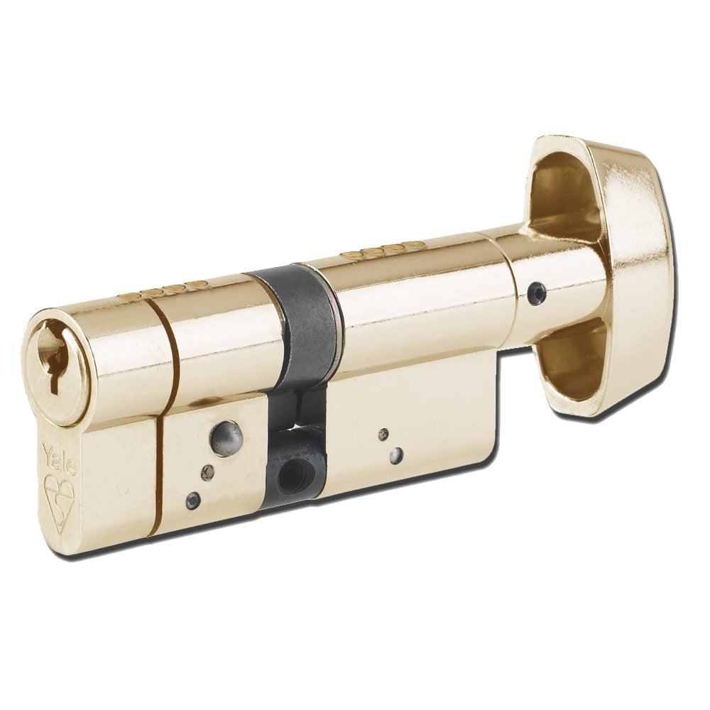 YALE Snap Resistant Euro Key &amp; Turn Cylinder