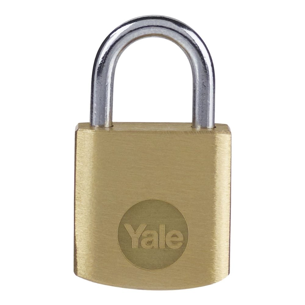 YALE Y110B Brass Open Shackle Padlock