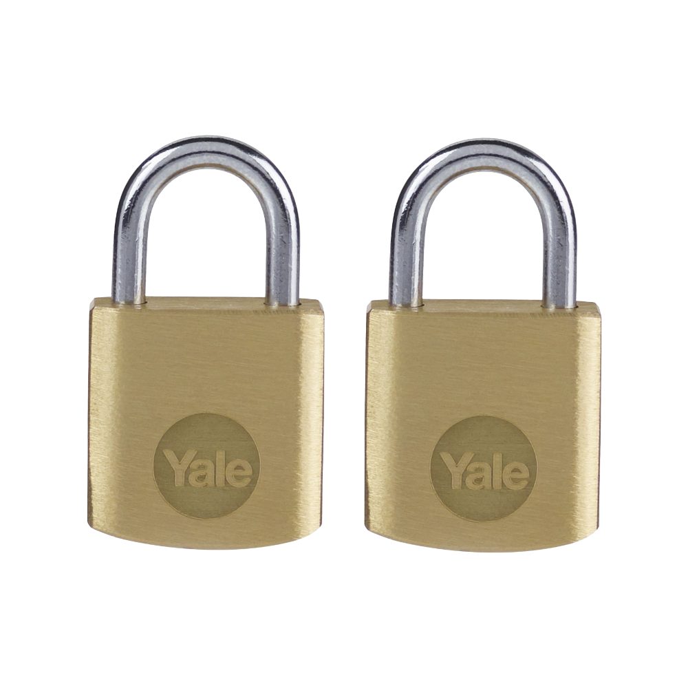 YALE Y110B Brass Open Shackle Padlock - L32280 - Brass - Y110B/20/111/2