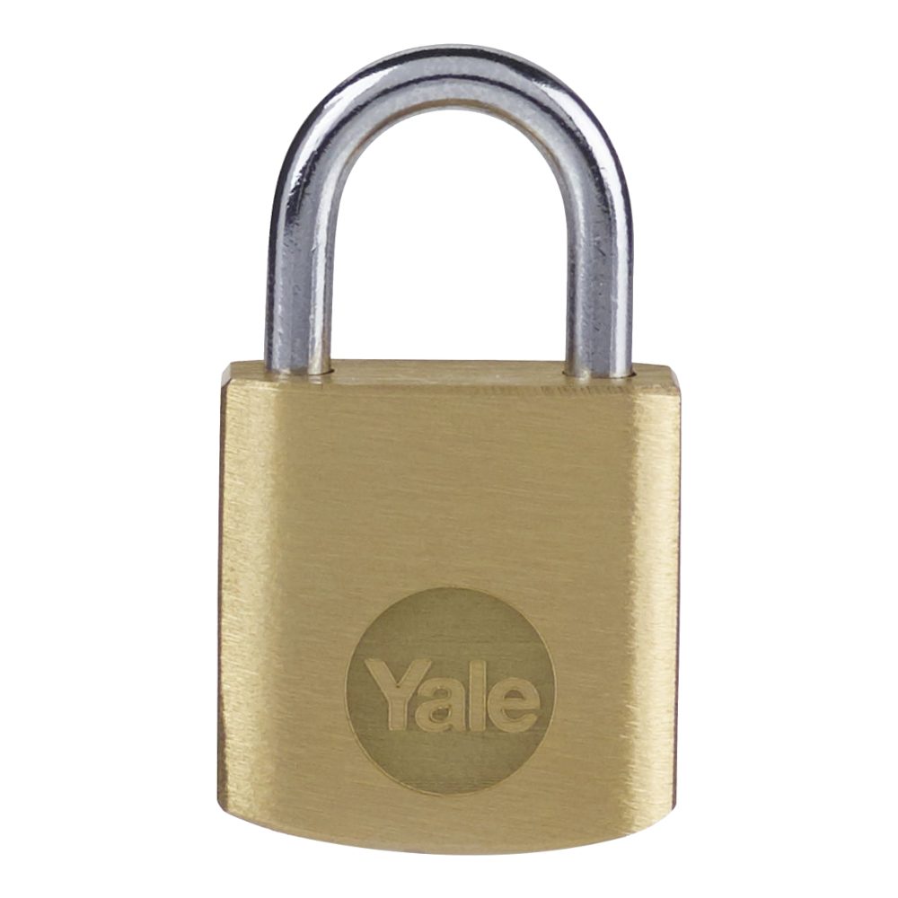 YALE Y110B Brass Open Shackle Padlock - L32293 - Brass - Y110B/40/122/1