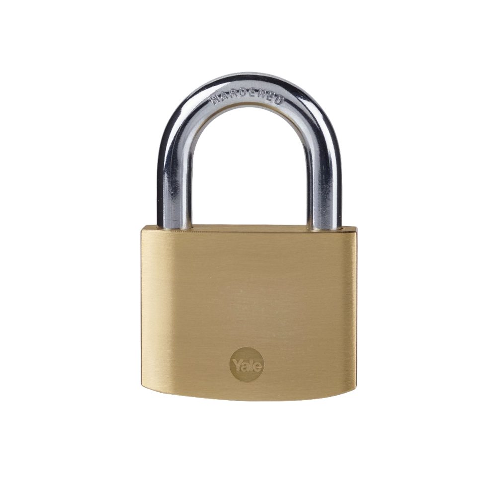 YALE Y110B Brass Open Shackle Padlock - L32298 - Brass - Y110B/60/132/1