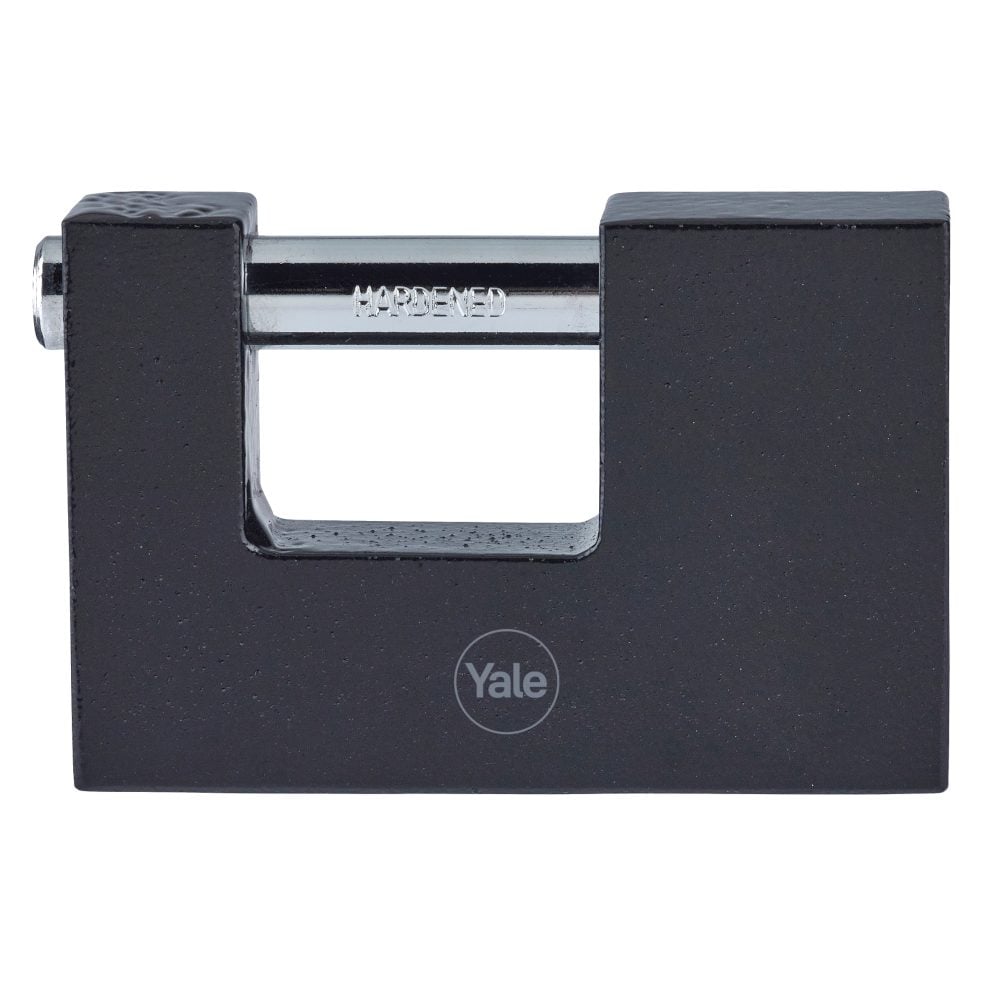 YALE Y113BL Series Cast Iron Shutter Padlock - L33618 - Black - Y113BL/90/119/1