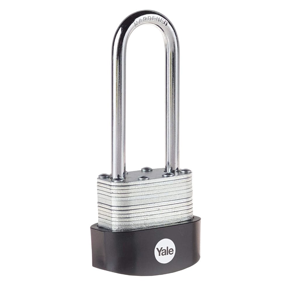 YALE Y125B High Security Laminated Steel Long Shackle Padlock