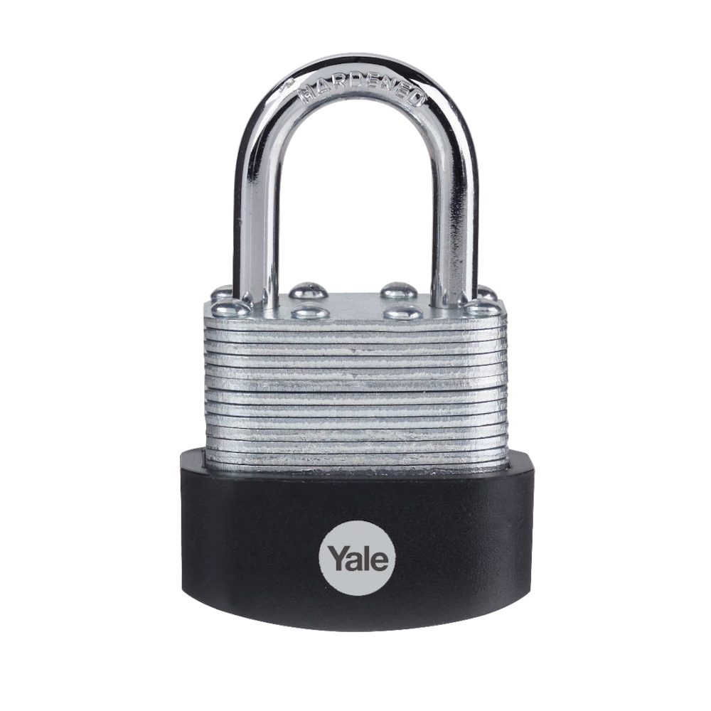YALE Y125B High Security Laminated Steel Open Shackle Padlock - L32319 - Y125B/50/129/1