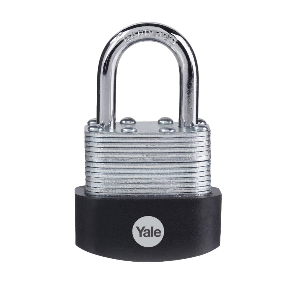 YALE Y125B High Security Laminated Steel Open Shackle Padlock
