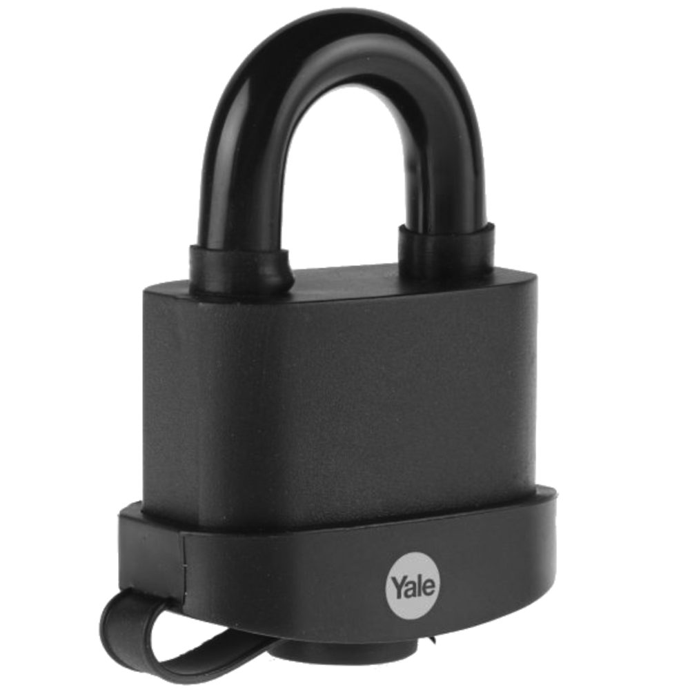 YALE Y220B High Security Open Shackle Weatherproof Padlock - L32312 - Black - Y220B/71/130/1