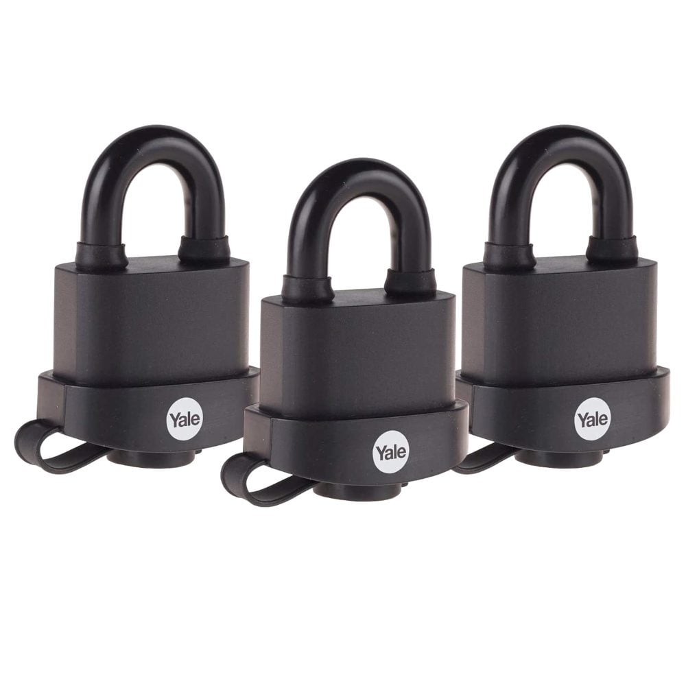 YALE Y222B 35mm High Security Trailer Padlock - Pack of 3