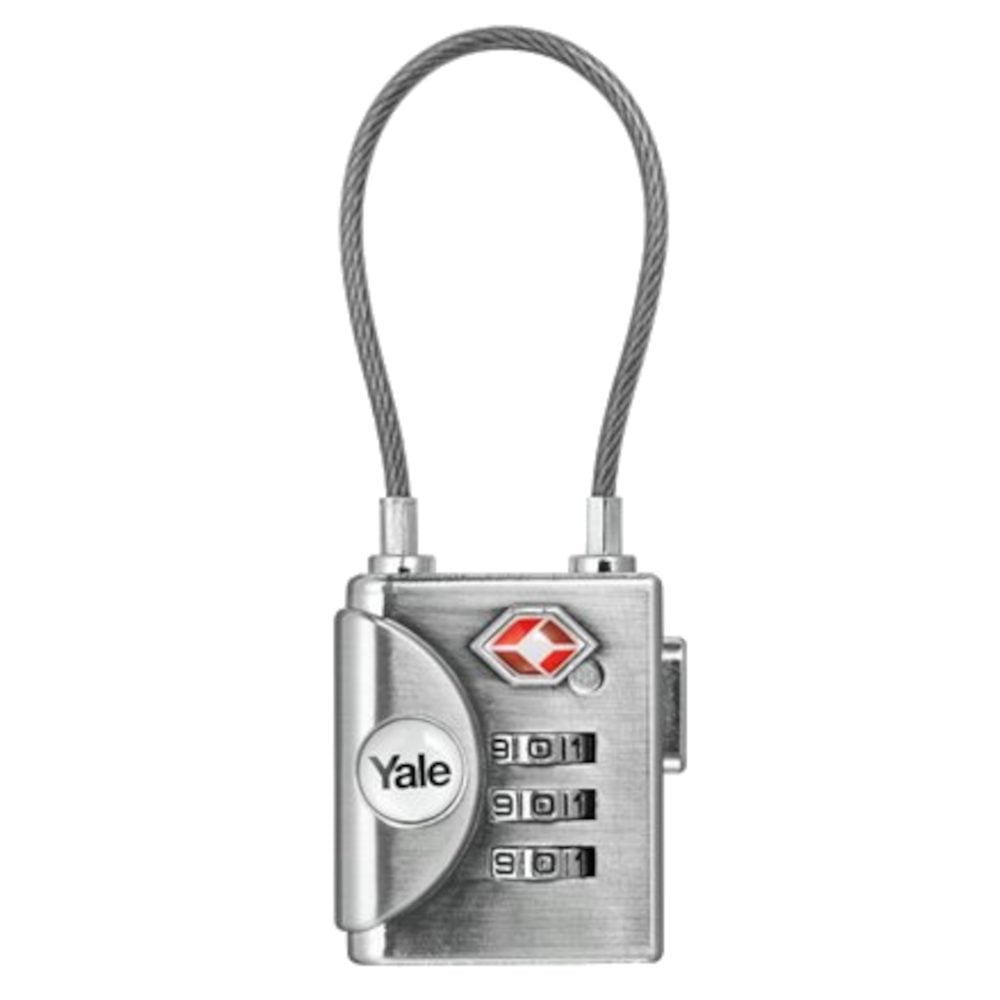 YALE YTP3 TSA Soft Shackle Combination Padlock